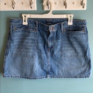 Denim Mini Skirt